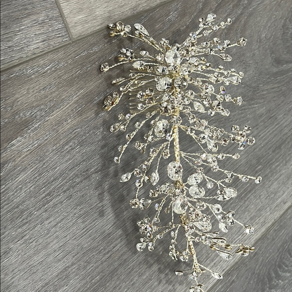 Elena bridal head piece